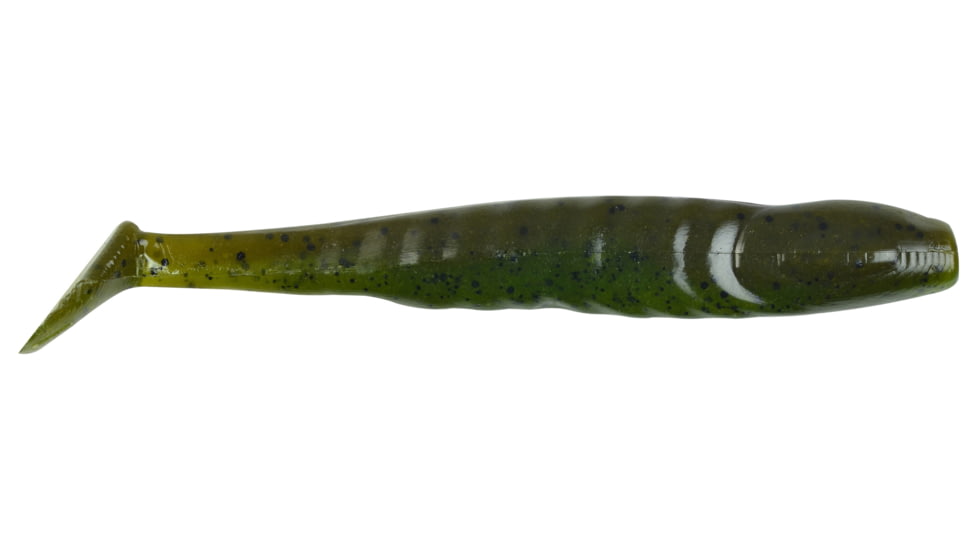 Berkley PowerBait Grass Pig 5in Body &amp; tail design creates a wiggle, Versatile swim bait, 6ct. Green Piump.Watermelon, PBCGP5-GPW