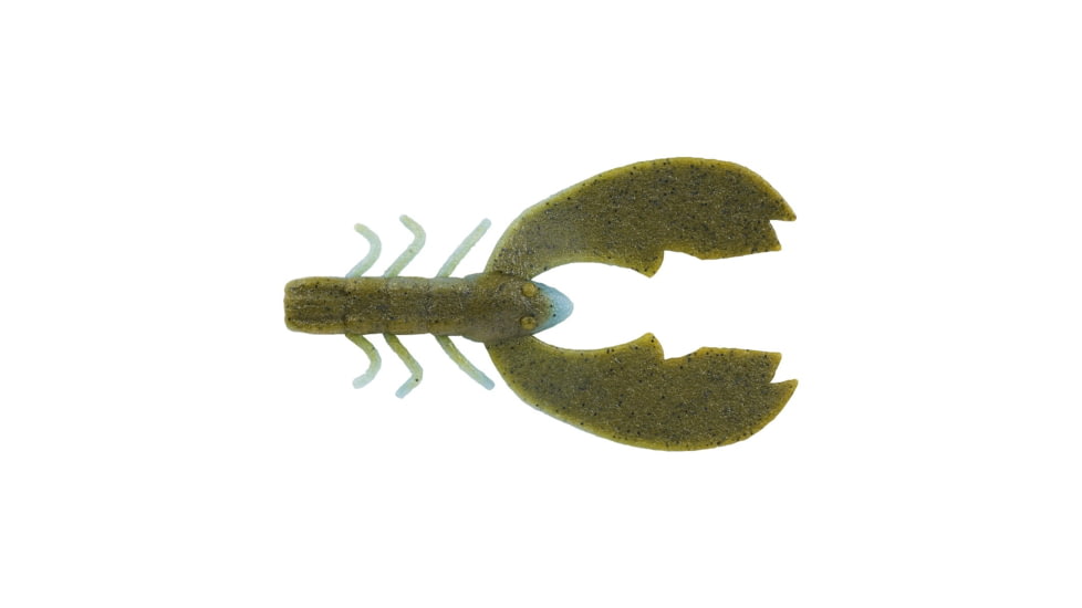 Berkley PowerBait MaxScent Chigger Craw Soft Bait, 3in, 8 Pack, Blue Craw, 1520648