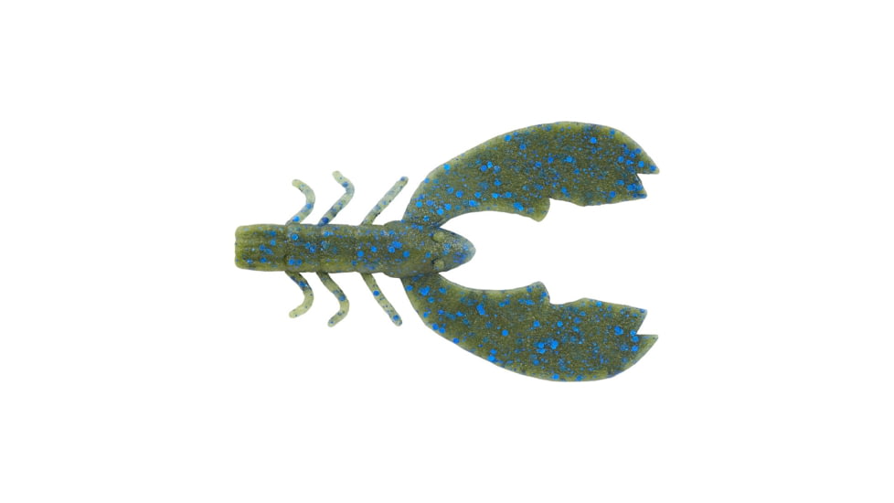 Berkley PowerBait MaxScent Chigger Craw Soft Bait, 3in, 8 Pack, Okeechobee Craw, 1520651