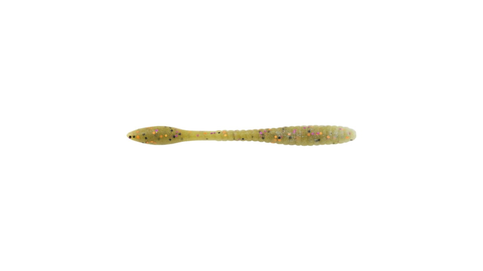 Berkley PowerBait MaxScent Flat Worm, 4.5in, 8 Pack, Gobyashi, 1546023
