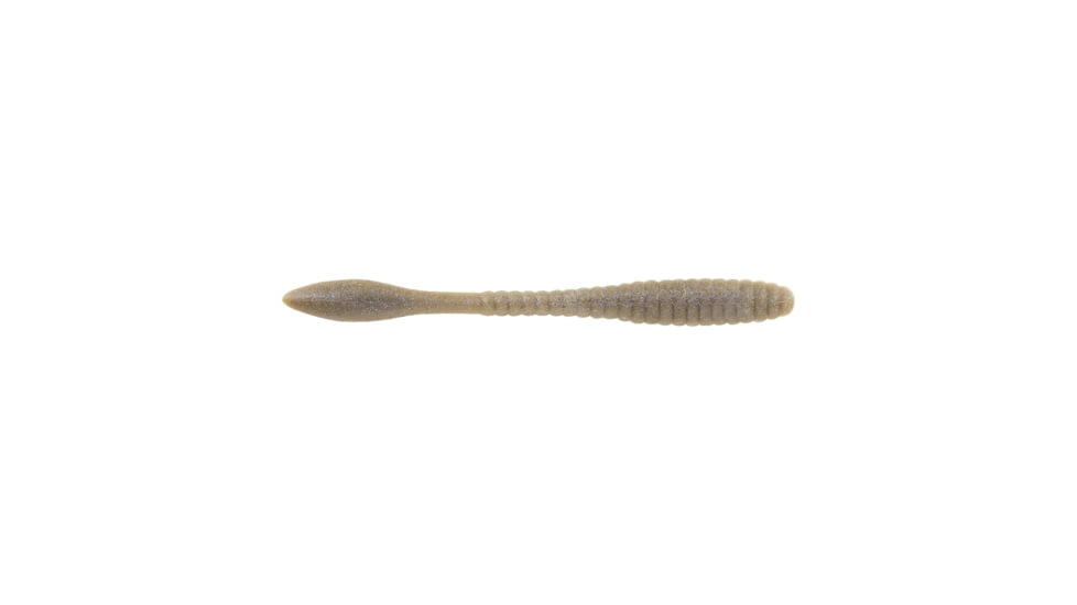 Berkley PowerBait MaxScent Flat Worm, 4.5in, 8 Pack, Smelt, 1546026