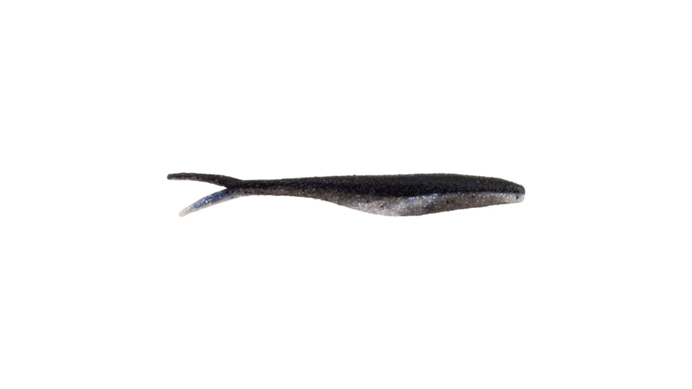 Berkley PowerBait MaxScent Flatnose Jerk Shad Jerkbaits, 10 Pack, 5in, Black Shiner, 1482250