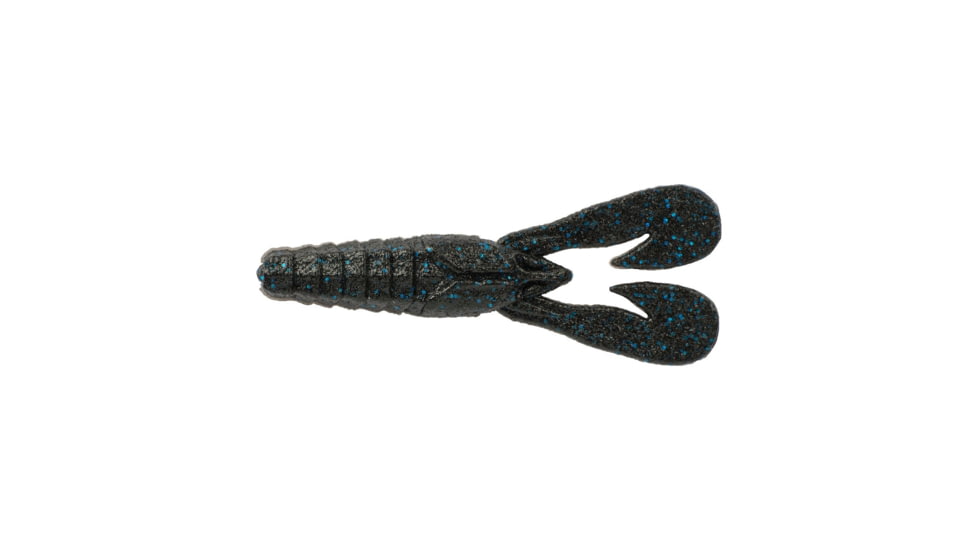 Berkley PowerBait MaxScent Stank-Bug Soft Bait, 8 Pack, Black Blue Fleck, 1621645