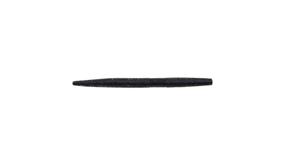 Berkley PowerBait Maxscent The General Soft Bait, 5in, 8 Pack, Black, 1436788