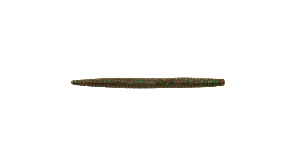 Berkley PowerBait Maxscent The General Soft Bait, 6in, 5 Pack, Green Pumpkin Candy Red, 1482212