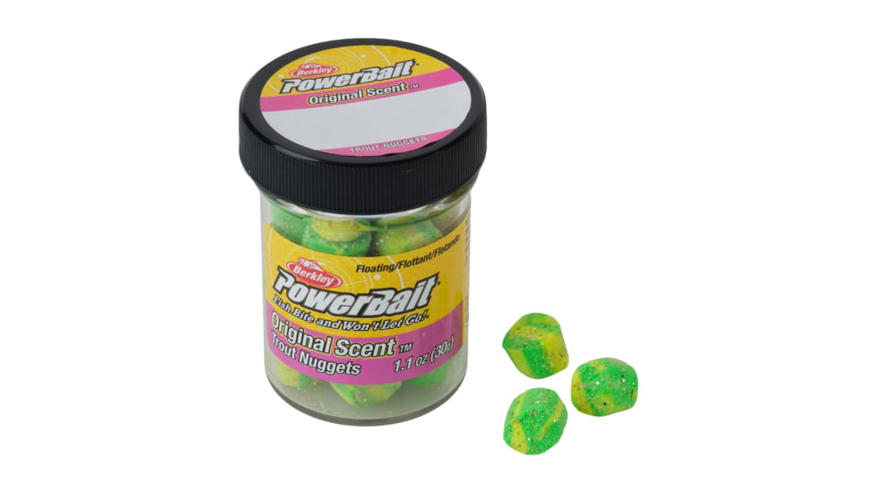 Berkley PowerBait Power Nuggets, Lime Twist, 1620410