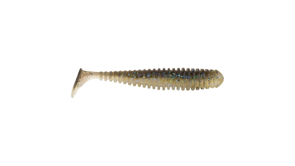Berkley PowerBait Power Swimmer Swimbaits, 4.3in, 6 Pack, Electric Shad, 1523442