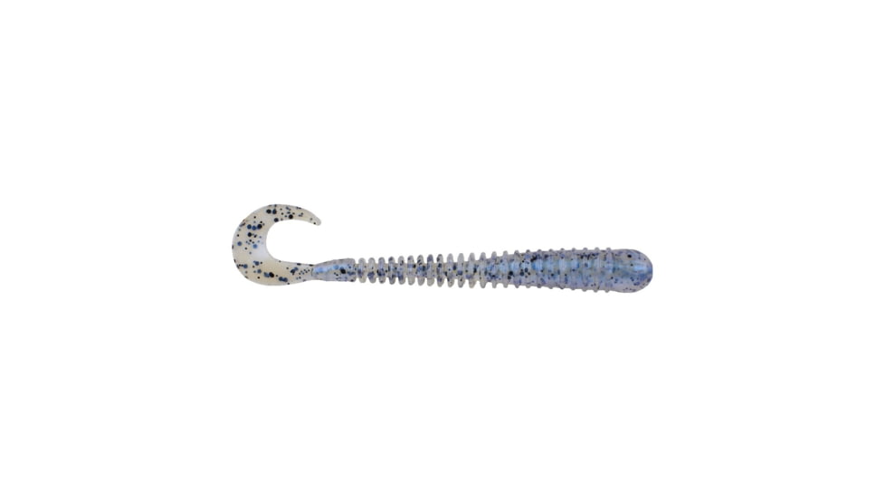 Berkley PowerBait Rib Worm Soft Bait Lures, 4in, 10 Pack, Oyster Shell, 1593185
