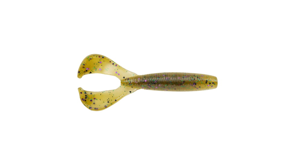 Berkley PowerBait The Boss Grub Soft Bait, 3in, 9 Pack, Skeets Green Money, 1546035