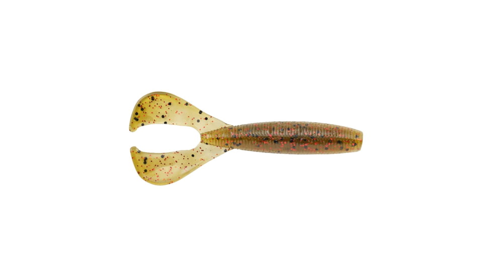 Berkley PowerBait The Boss Grub Soft Bait, 4in, 8 Pack, Swamp Gas, 1546048