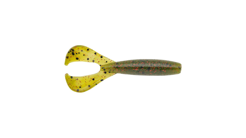 Berkley PowerBait The Boss Grub Soft Bait, 4in, 8 Pack, Watermelon Red, 1546050