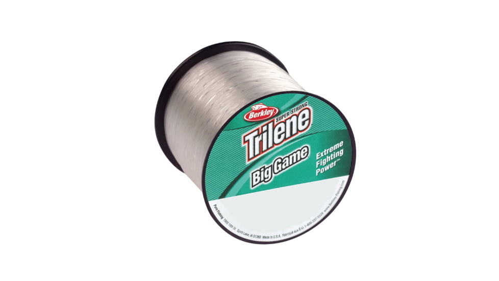 Berkley Trilene Big Game Monofilament Quarter Pound Spool, 20 lb 650 yd, Clear, 0.018 in/0.45 mm, 1068349