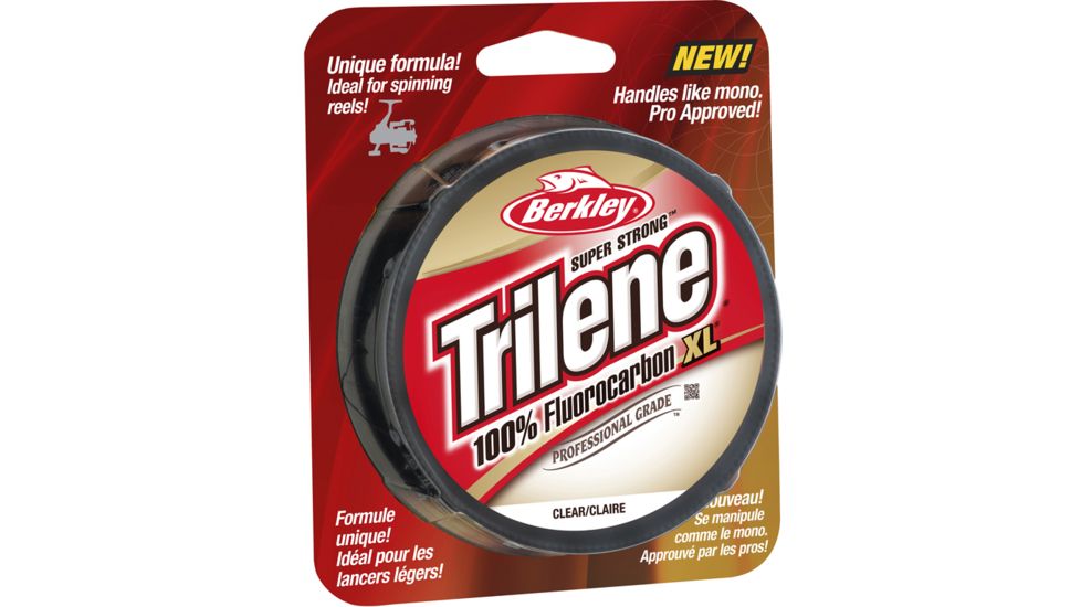 Berkley Trilene Fluorocarbon XL Professional Grade Filler Spool Line, 6 lb, 200 Yards, Clear 178531