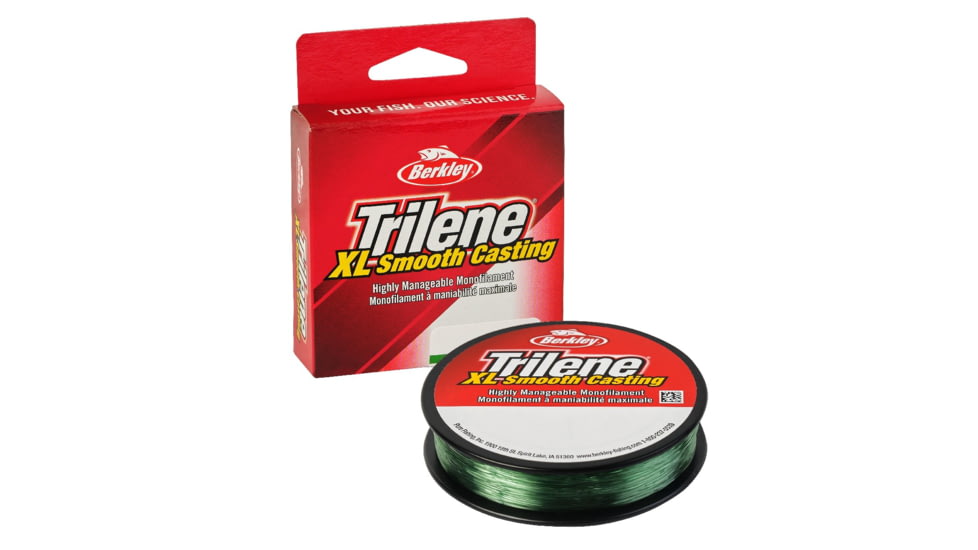 Berkley Trilene XL Mono Line 6lb 110yd Pony Spool, Low-Vis Green, 0.009 in/0.22 mm, 1563541