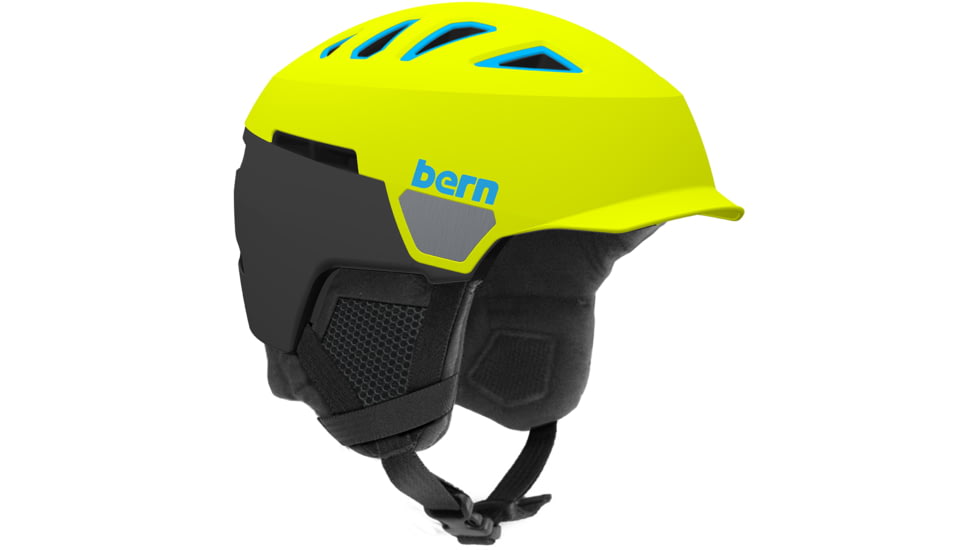 Bern Heist Helmet - Men's-Matte Neon Yellow-Small