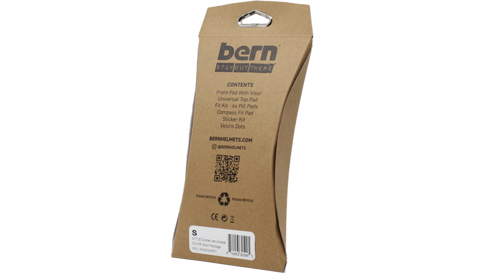 Bern Helmets Summer Liner Universal Adult Package w Flip Visor, VVADUVS2