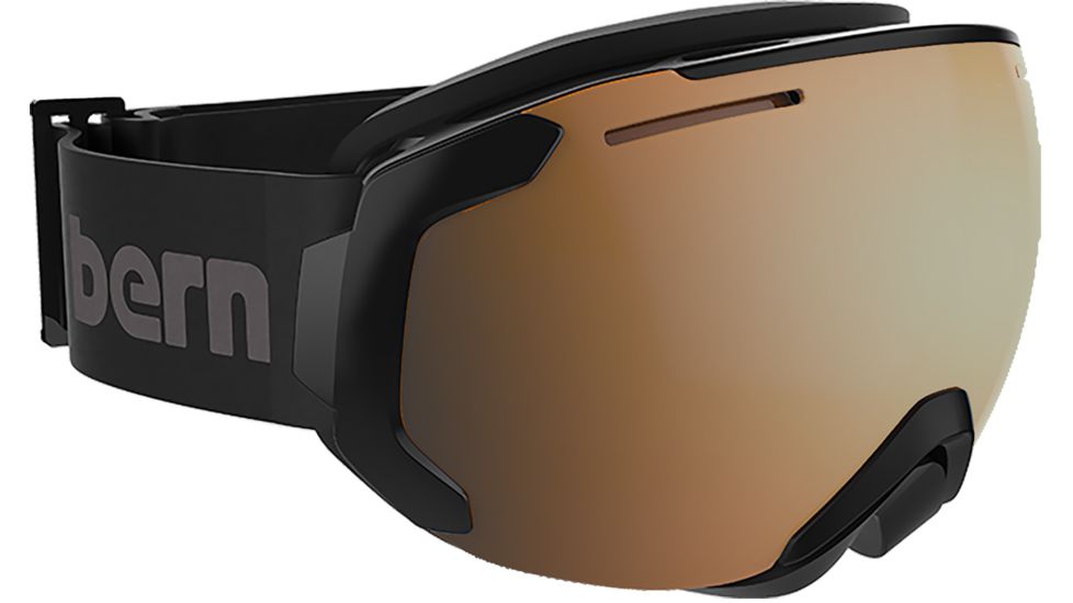Bern Jackson Goggles - Men's-Black-Gold Mirror