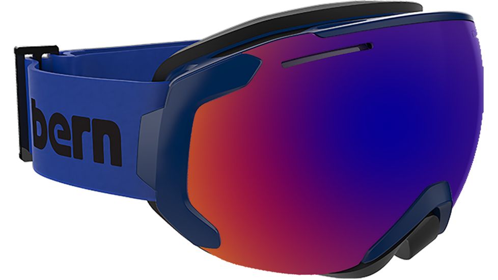 Bern Jackson Goggles - Men's-Navy Blue-Blue/Purple Mirror