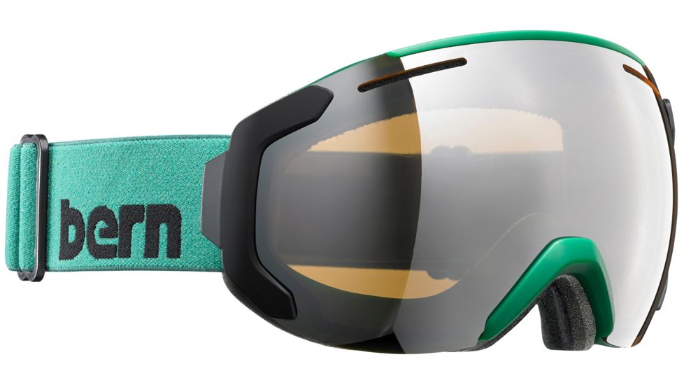 Bern Jackson Medium Frame Goggles-Hunter Green-Gold Light Mirror-Medium