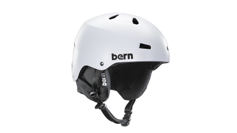 Bern Macon Helmet-Satin White-S/M