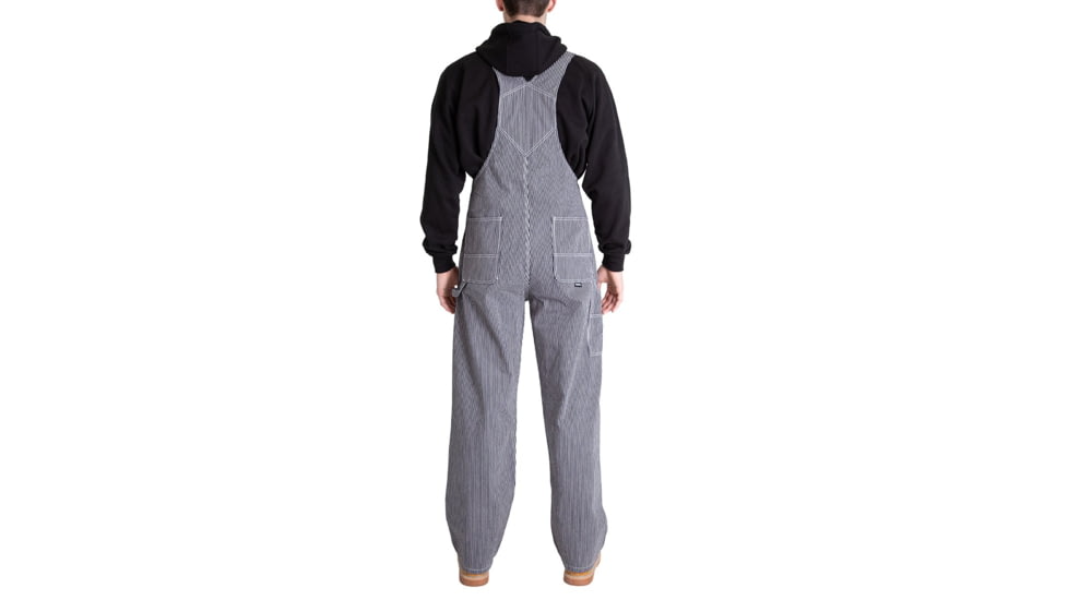 Berne Boiler Unlined Bib Overall - Mens, Hickory Stripe, 54X30, B1214HSS540
