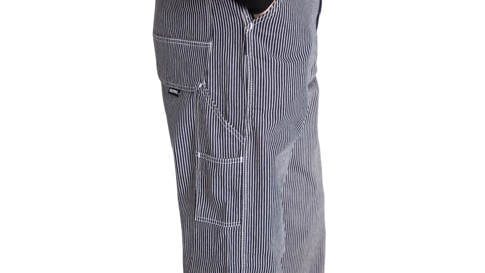 Berne Boiler Unlined Bib Overall - Mens, Hickory Stripe, 54X30, B1214HSS540