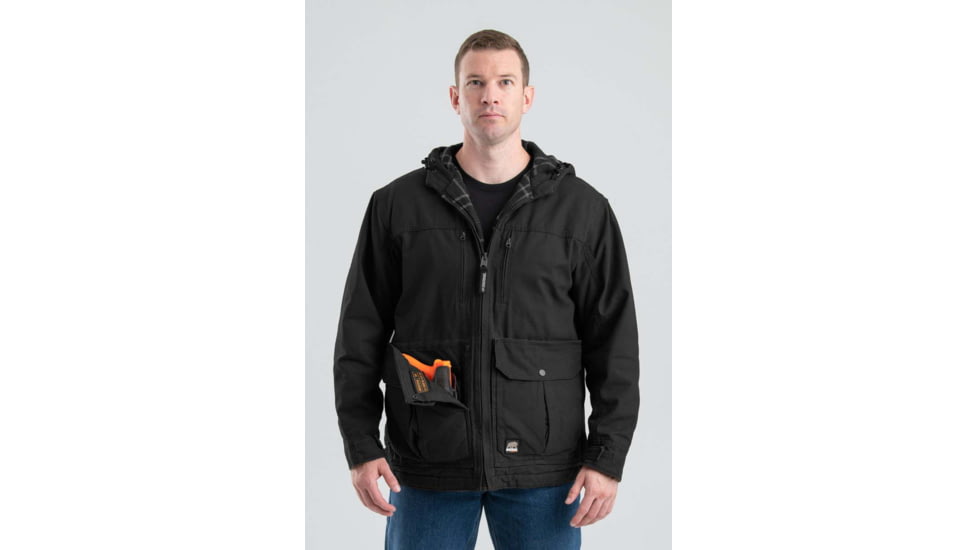 Berne Concealed Carry Echo One One Jacket - Men's, Black, Medium, Regular, 92021332581