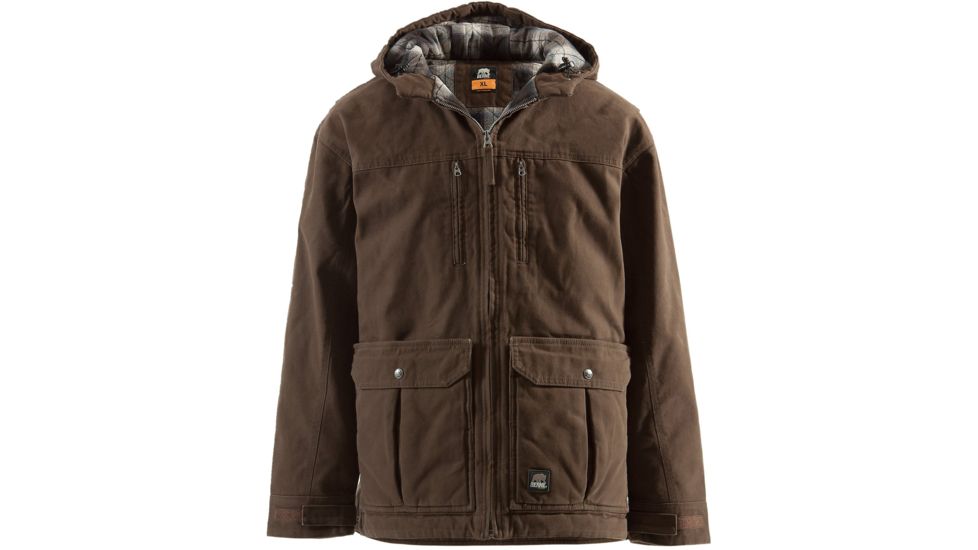 Berne Concealed Carry Echo One One Jacket - Men's, Bark, 2XL, Tall, 92021332567