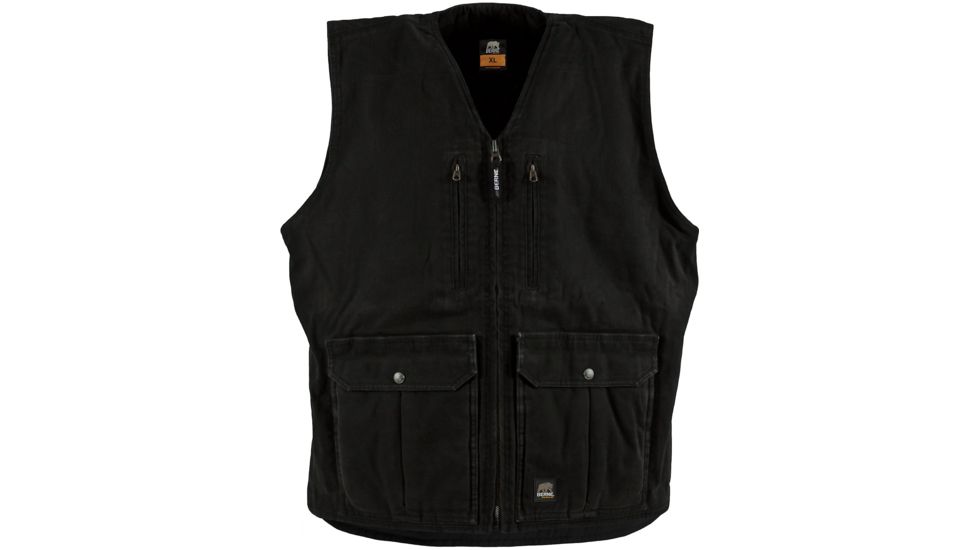 Berne Concealed Carry Echo One Zero Vest - Mens, Black, Medium, Regular, 92021333632