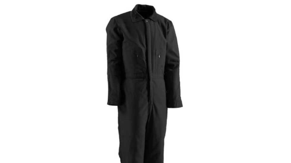 USED Berne Deluxe Insulated Coverall - Men's, Black, Extra Large, Regular, 92021867502, EDEMO1