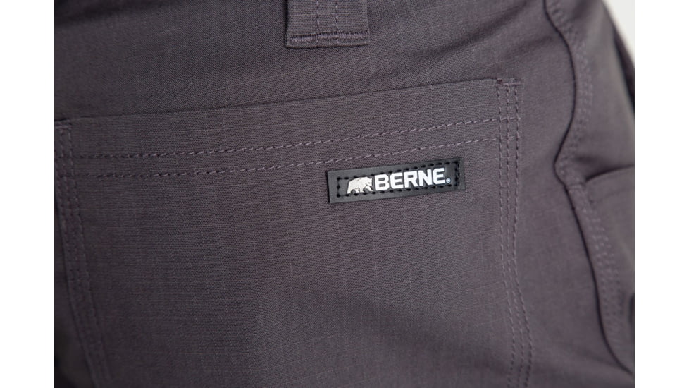 Berne Flex 180 Ripstop Pant -Mens, Slate, 30X36, P918SLA36300