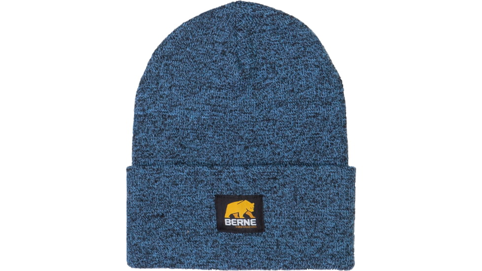 Berne Heritage Knit Cuff Cap - Unisex, Blue Black, OSFA, H150BBKR400