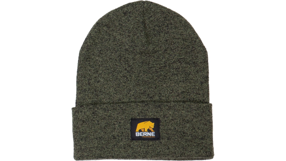Berne Heritage Knit Cuff Cap - Unisex, Cedar Green Black, OSFA, H150CDBR400