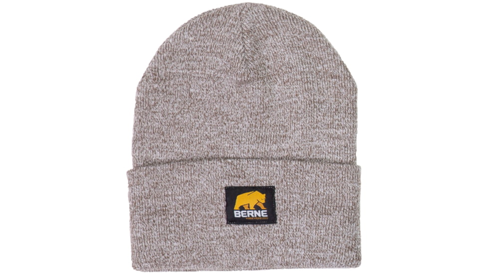 Berne Heritage Knit Cuff Cap - Unisex, Hickory Heather, OSFA, H150HHR400