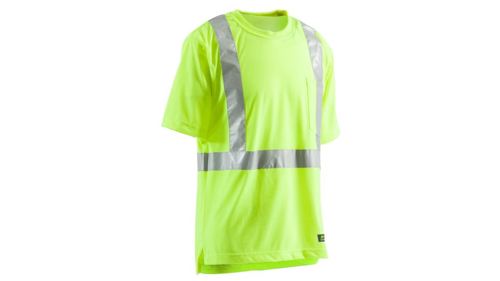 Berne Hi-Vis Type R Class 2 Pocket Tee - Mens, Yellow, 4XL HVK002YWT600