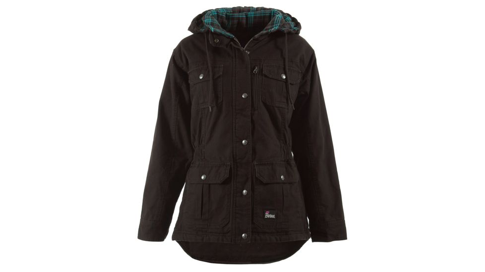 Berne Washed Barn Coat - Women's, Small, Regular, Dark Brown, 92021323381