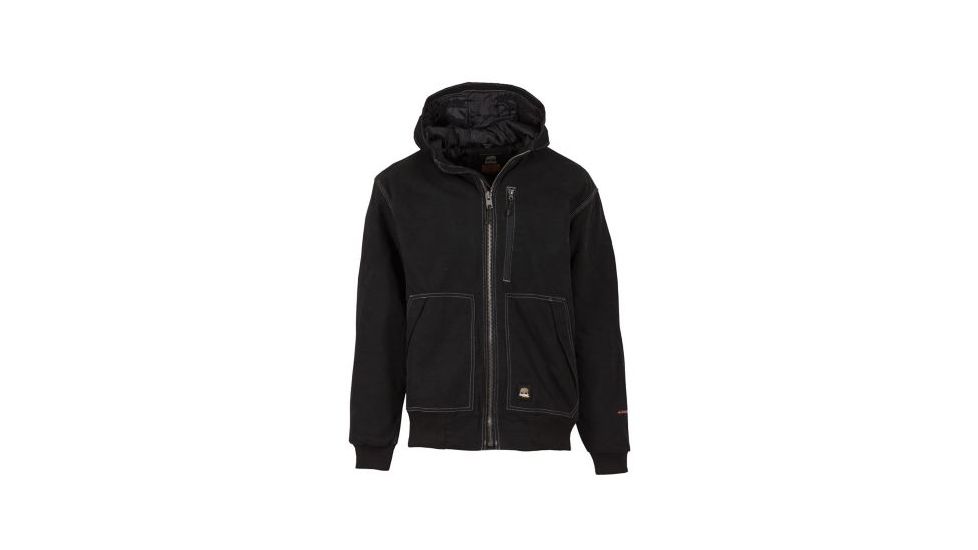 Berne Modern Hooded Jacket - Mens, Black, Extra Large, Regular, 92021357324