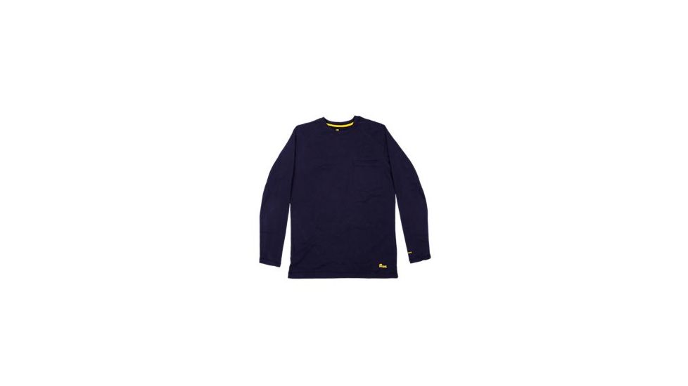 Berne Performance Long Sleeve Tee - Mens, NAVY, 2XL, Regular, 92021360065