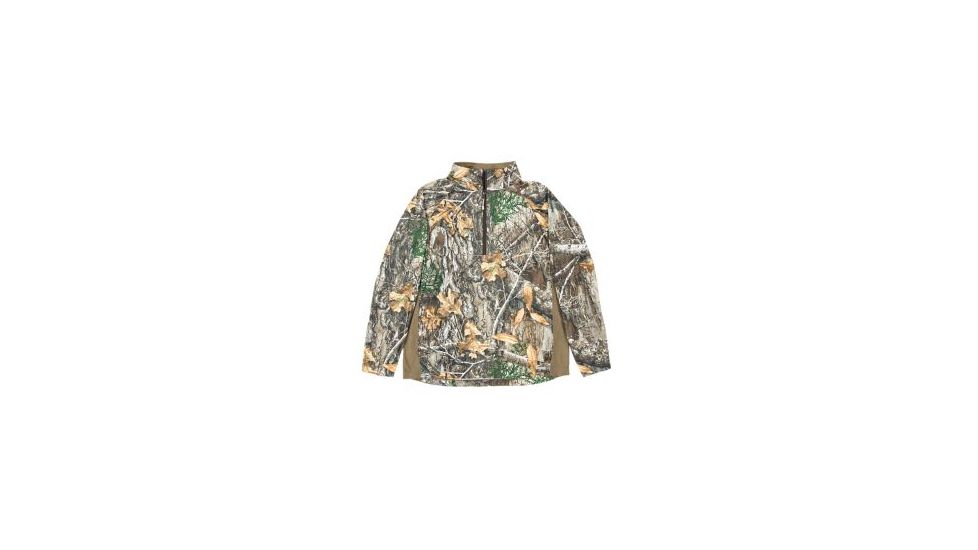 Berne Stalker Quarter-Zip Shirt - Mens, Realtree Edge, Small, Regular, 92021381237