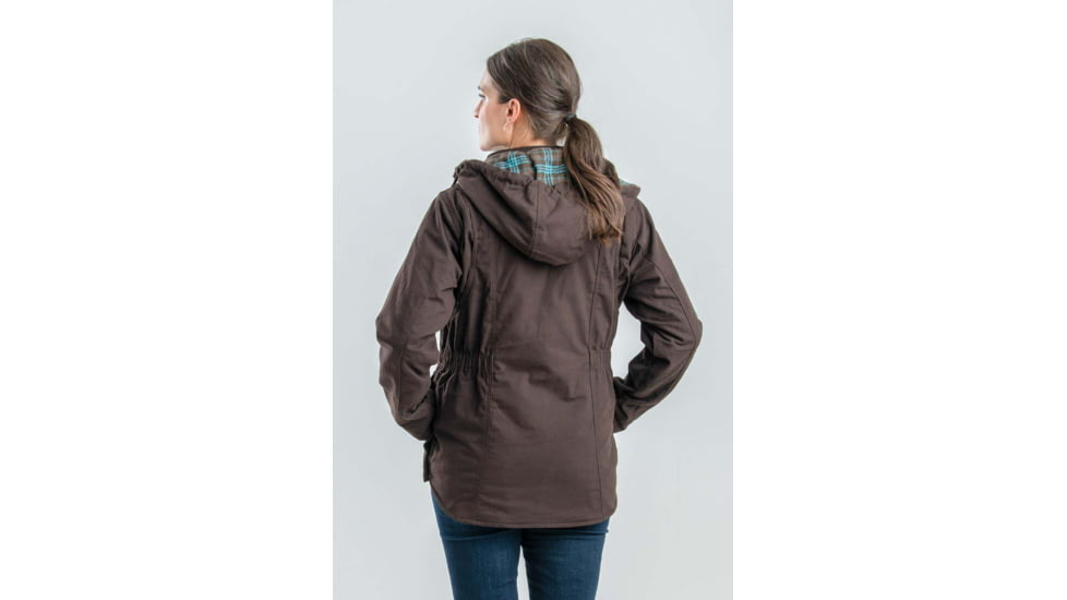 Berne Washed Barn Coat - Women's, Medium, Tall, Dark Brown, 92021323473