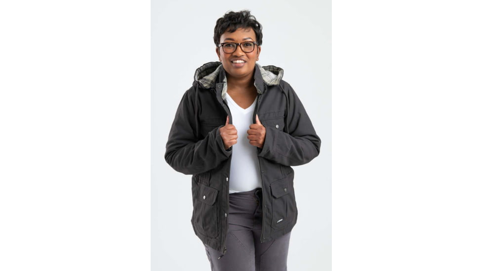 Berne Washed Barn Coat - Women's, Small, Regular, Titanium, 92021365718