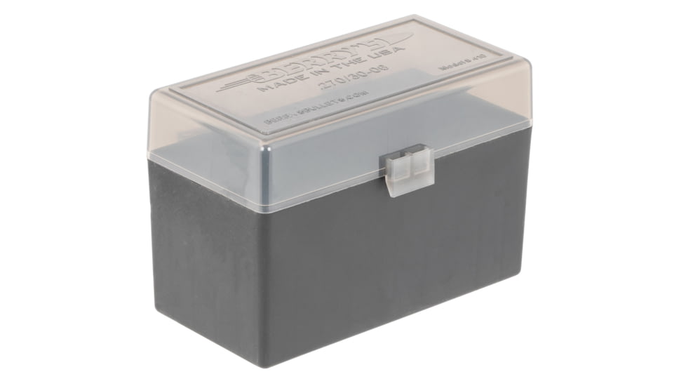 Berrys 32019 410 Ammo Box 270 Win,30-06 Springfield 50rd Smoke Lid W/Black Botto