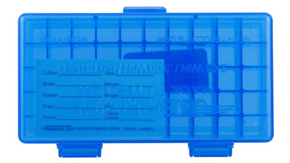 BERRYS 40902 409 AMMO BOX .243/308 50RD BLUE