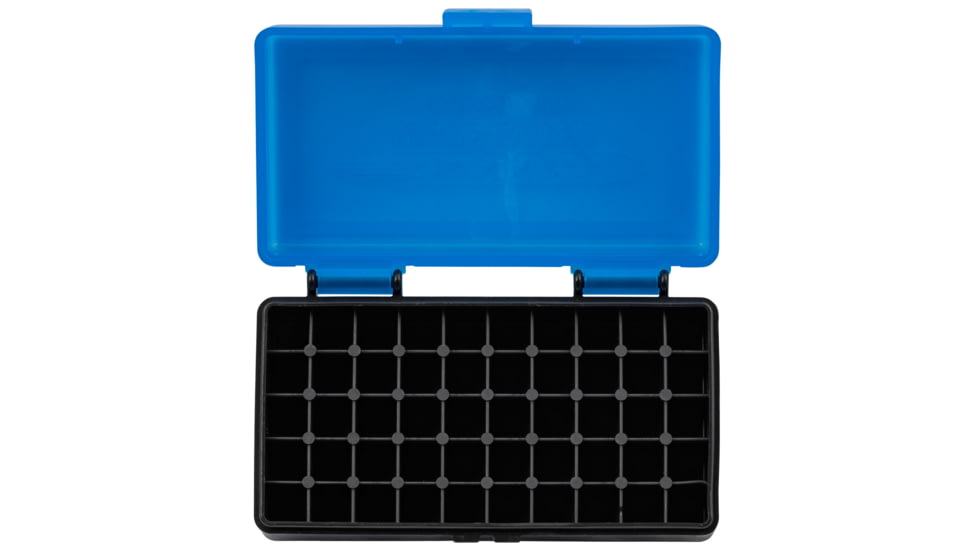 Berrys 53852 401 Ammo Box 9mm Luger,380 ACP 50rd Blue Lid W/Black Bottom