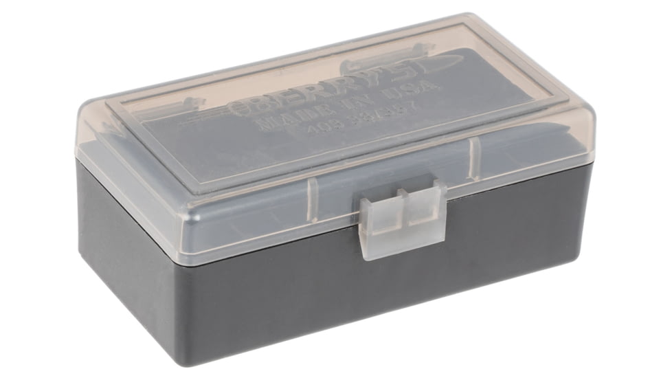 Berrys 92948 403 Ammo Box 38 Special,357 Mag 50rd Smoke Lid W/Black Bottom