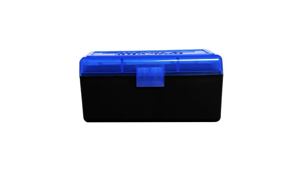 Berrys Manufacturing Ammo Box #404 - .22 Horn./.30 Carb. 50/rd Blue/Black, 11964