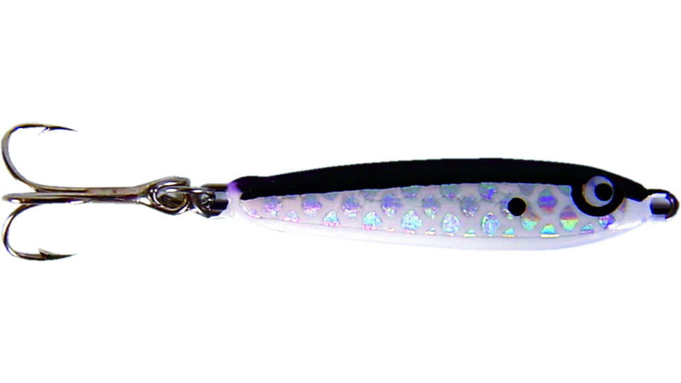 Berrys Threadfin Spoon, 1/2 oz, Black Back/Silver Holo Form, 50TFS