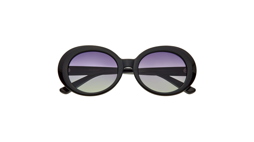 Bertha Annie Polarized Sunglasses - Womens, Black Frame, Black Lens, Black/Black, One Size, BRSBR054C1