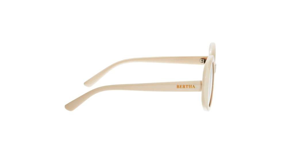 Bertha Annie Polarized Sunglasses - Womens, Cream Frame, Black Lens, Cream/Black, One Size, BRSBR054C2