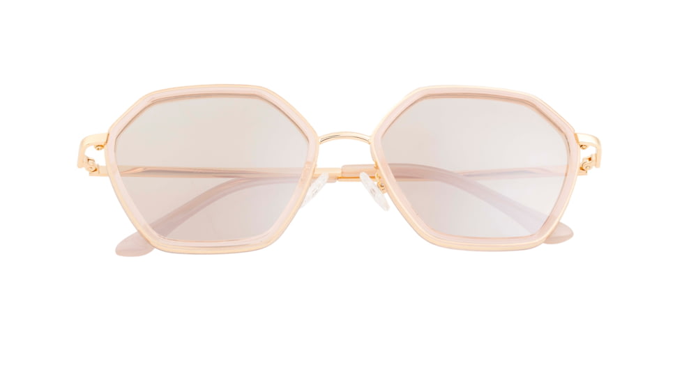 Bertha Ariana Polarized Sunglasses - Women's, Pink/Clear, One Size, BRSBR038CL